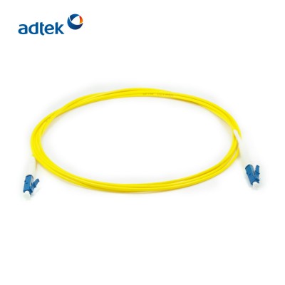 LC/UPC-LC/UPC Simplex 2.0mm 9/125 singlemode 3M PVC yellow patch cord