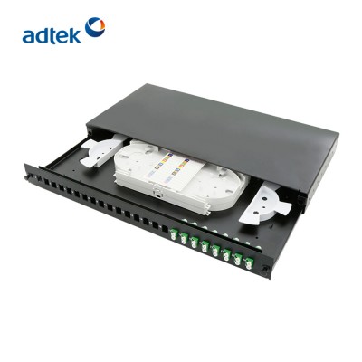 LC/LC Duplex 24 ports 1U ODF Fiber Optic Coupler