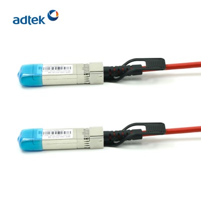 Red Color DAC 30AWG10G Passive Direct Attach Copper Twinax Cable