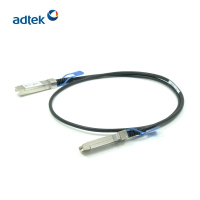 Black 1M 30AWG DAC 25G 3m Copper SFP+ Twinax Cable