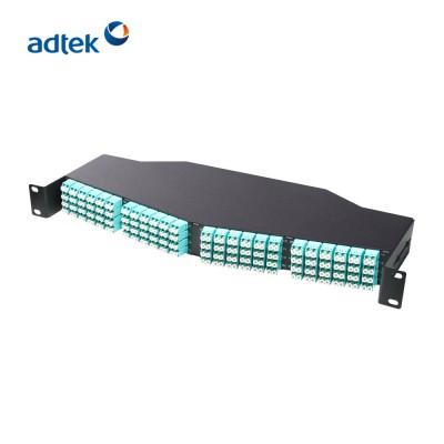 1U 144 fiber 196 fiber High Density Fiber Optic Patch Panel