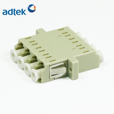 LC MM Quad Adapters Fiber Optic