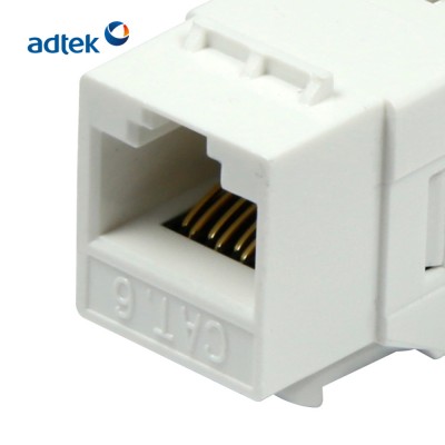 2020 High Quality RJ45 180 Degree Network Modular Jack Cat6a Cat6 Keystone